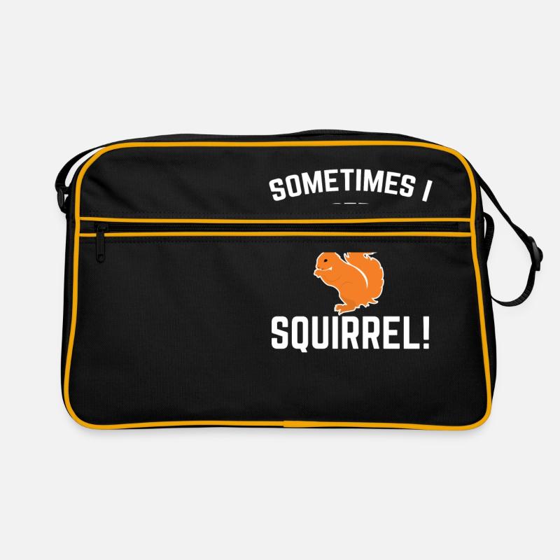 Squirrel Tshirt Gift Animal Friends Funny Retro Bag