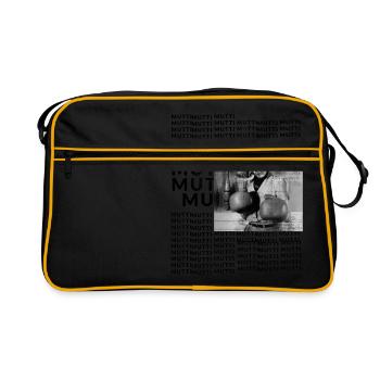 Mum Mum Mum - Retro Bag - black/gold - Front