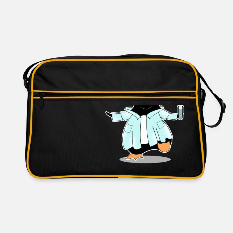 Penguin comic scientist chimie biologie Sac Retro