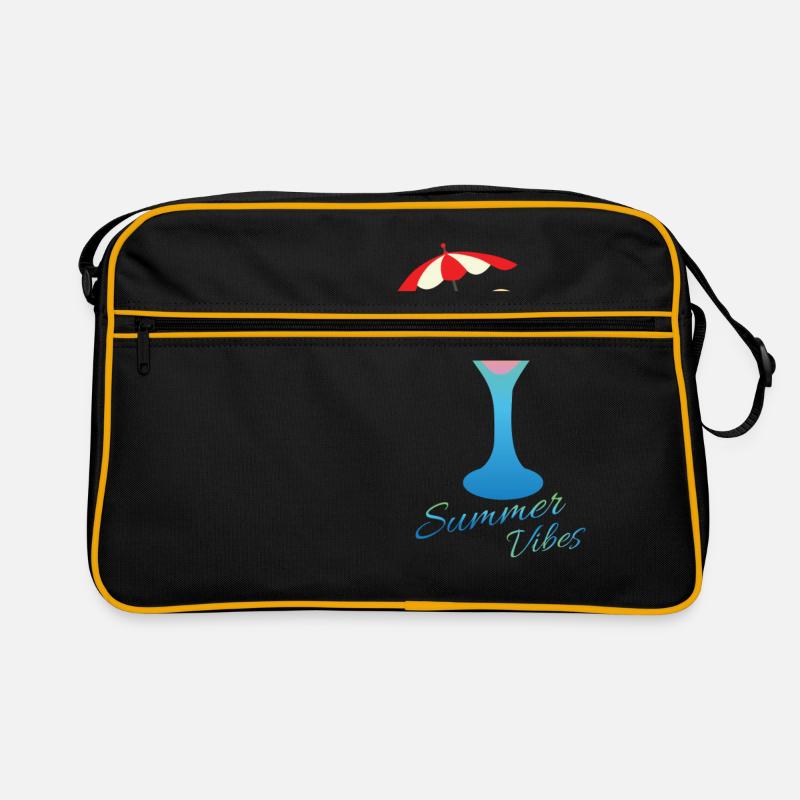 Cadeau de vacances de parapluie de soleil d'été Sac Retro
