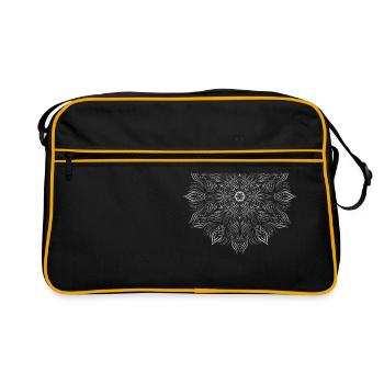Mandala - Retro Bag - black/gold - Front