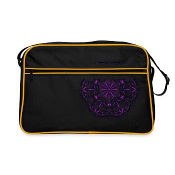 Mandala - Retro Bag - black/gold - Front
