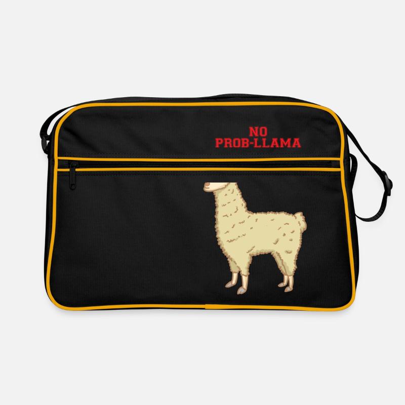 No problem - no prob-llama - Lama Retro Bag
