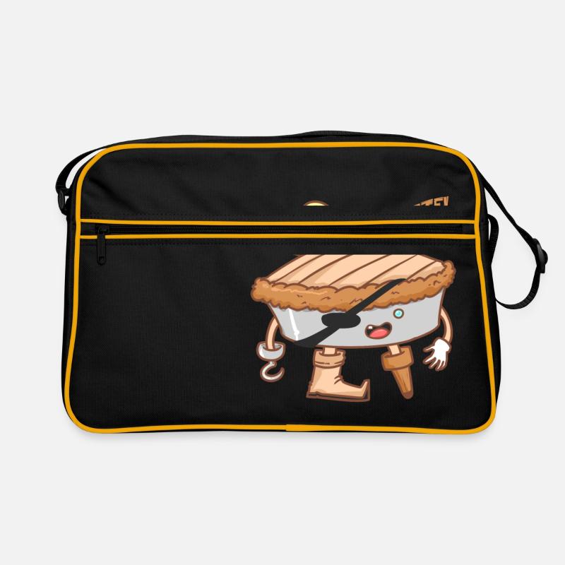 Pie-rate! Pirate cake - biscuit - Retro Bag - black/gold