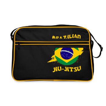 Brazilian jiu-jitsu - Retro Bag - black/gold - Front