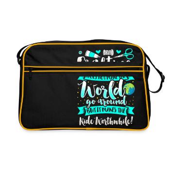 Crafting - Crafting Arts Education Crafting Hobbies - Retro Bag - black/gold - Front