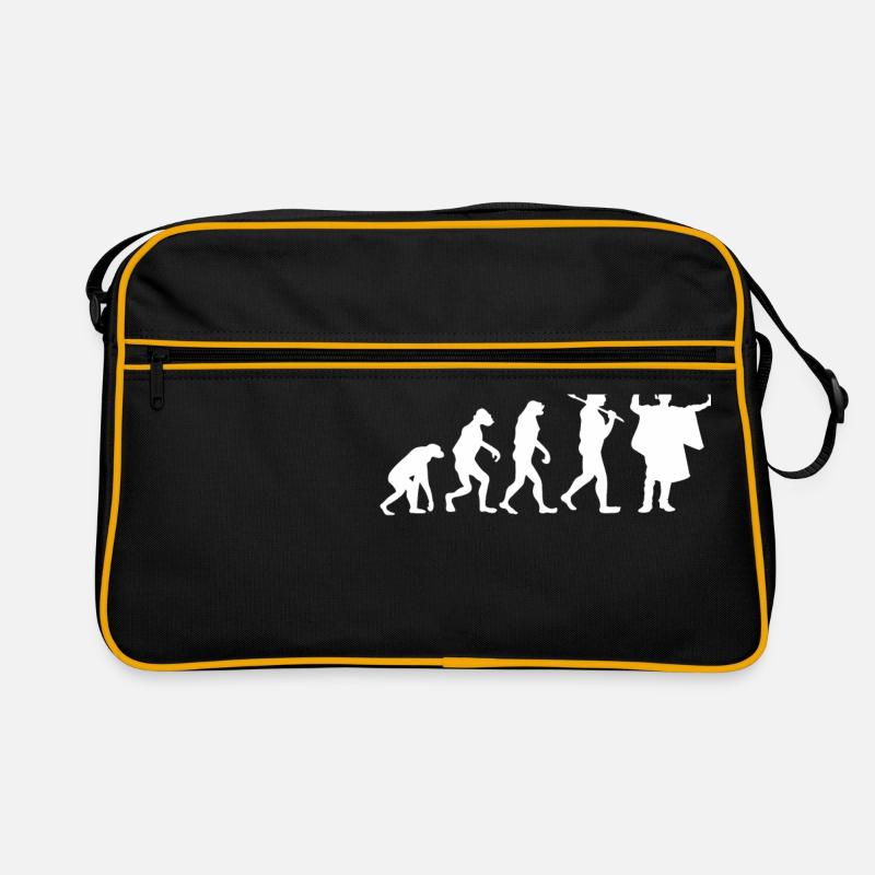 Graduierung - Evolution - Geschenk Retro Tasche