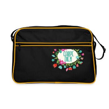 Carpe Diem - Sac Retro - noir/or - Devant