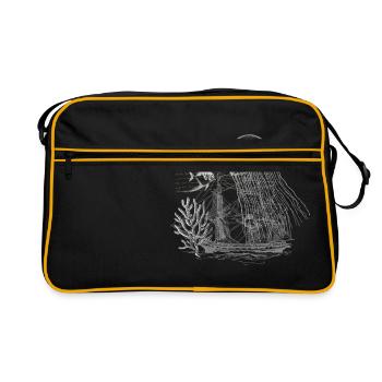 Médicaments de conception nautique Vintage Steampunk - Sac Retro - noir/or - Devant