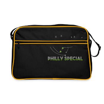 Philly Special American Football - Retro Bag - black/gold - Front