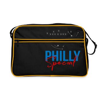 Philly Special American Football - Retro Bag - black/gold - Front