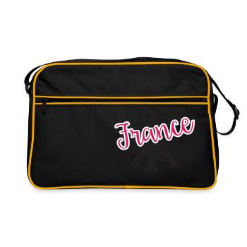 France - France - Sac Retro - noir/or - Devant