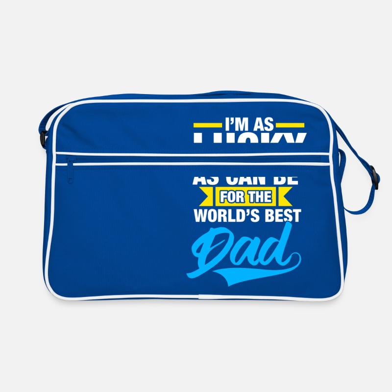 Bester Vater der Welt Retro Tasche