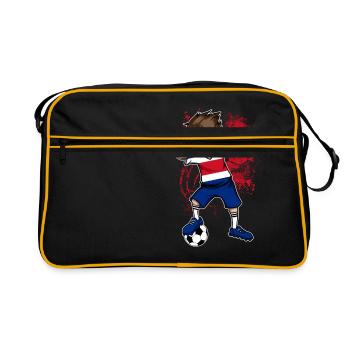 COSTA RICA National Team Soccer World Cup - Retro Bag - black/gold - Front
