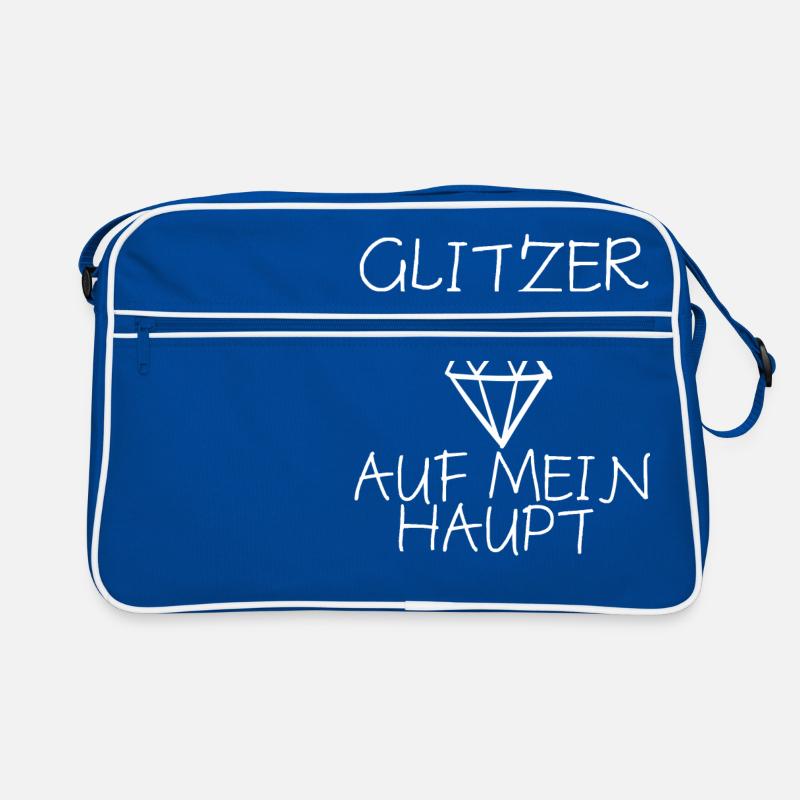 Glitzer Retro Tasche