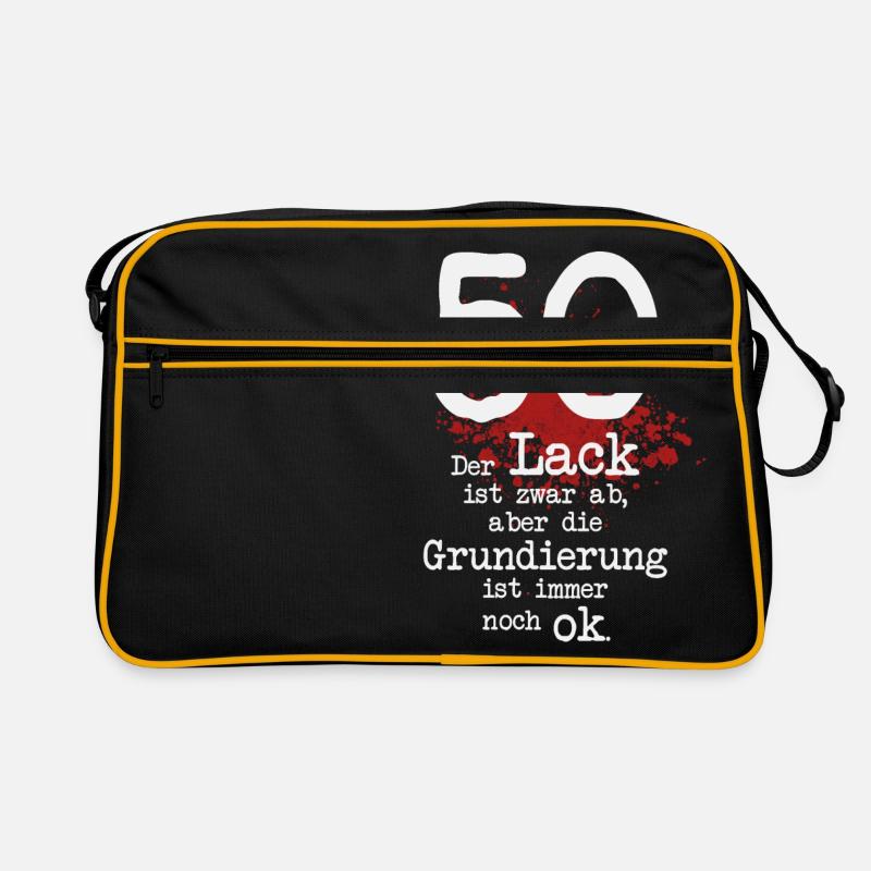 fünfzigster Geburtstag Retro Tasche