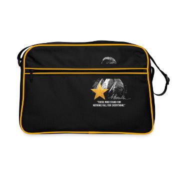 Alexander Hamilton Père fondateur américain - Sac Retro - noir/or - Devant