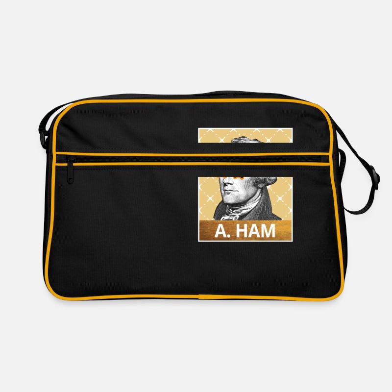 Alexander Hamilton - Retro Bag - black/gold
