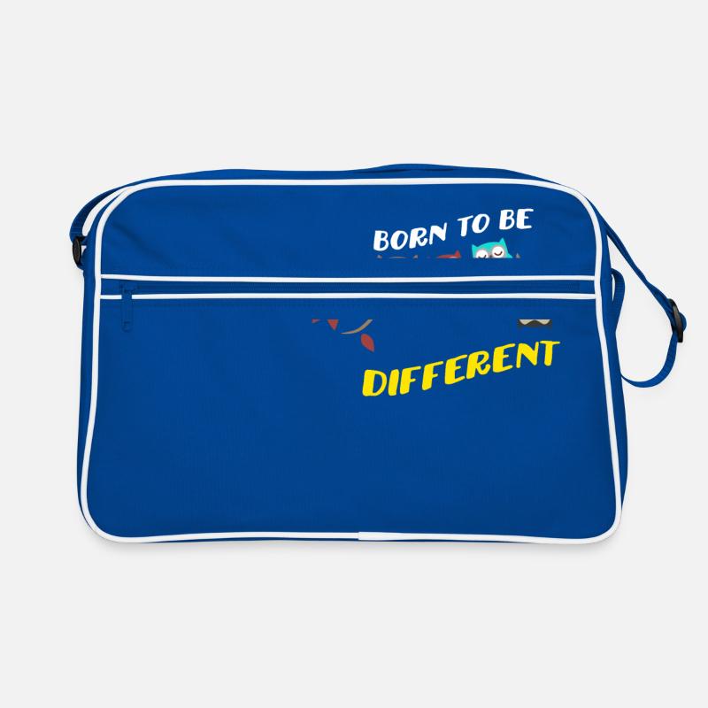 Né pour être différent Sac Retro