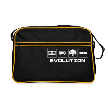 The video games Evolution - Gift - Retro Bag - black/gold - Front