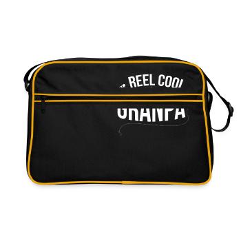 Reel Cool Grandpa Pêche - Sac Retro - noir/or - Devant
