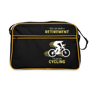 Vélo de retraite - Sac Retro - noir/or - Devant