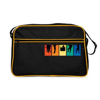 musicien - Sac Retro - noir/or - Devant