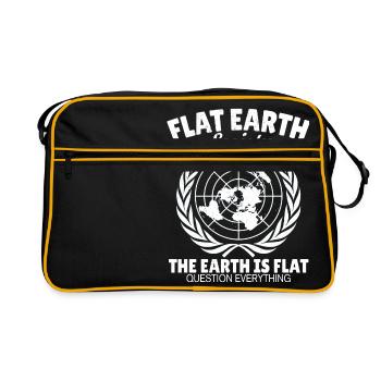 Terre plate Astrologie Terre plate Terre - Sac Retro - noir/or - Devant