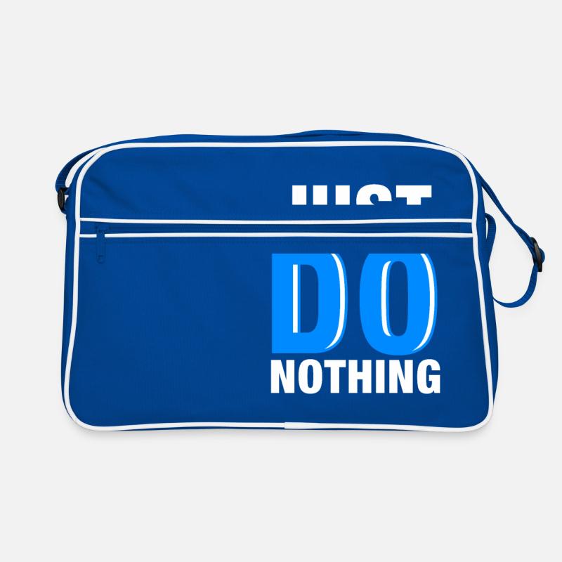 Mach einfach nichts Retro Tasche