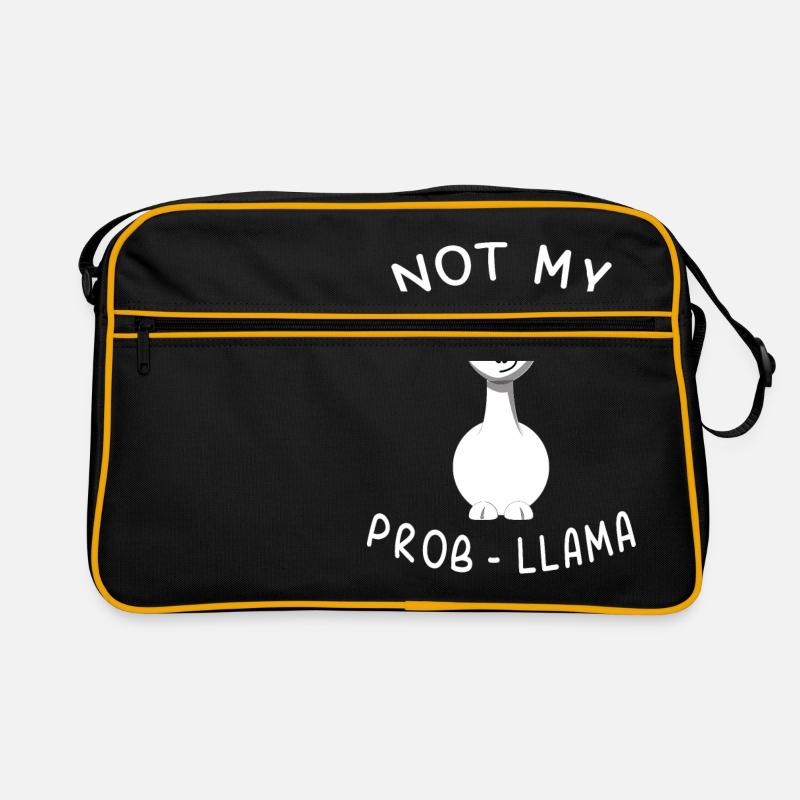 Lama drôle mignon Sac Retro