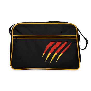 Allemagne - Sac Retro - noir/or - Devant