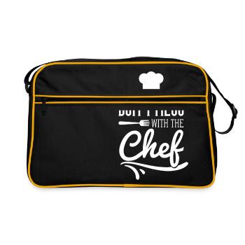 Chef Chef Chef Chef cuisine - Sac Retro - noir/or - Devant