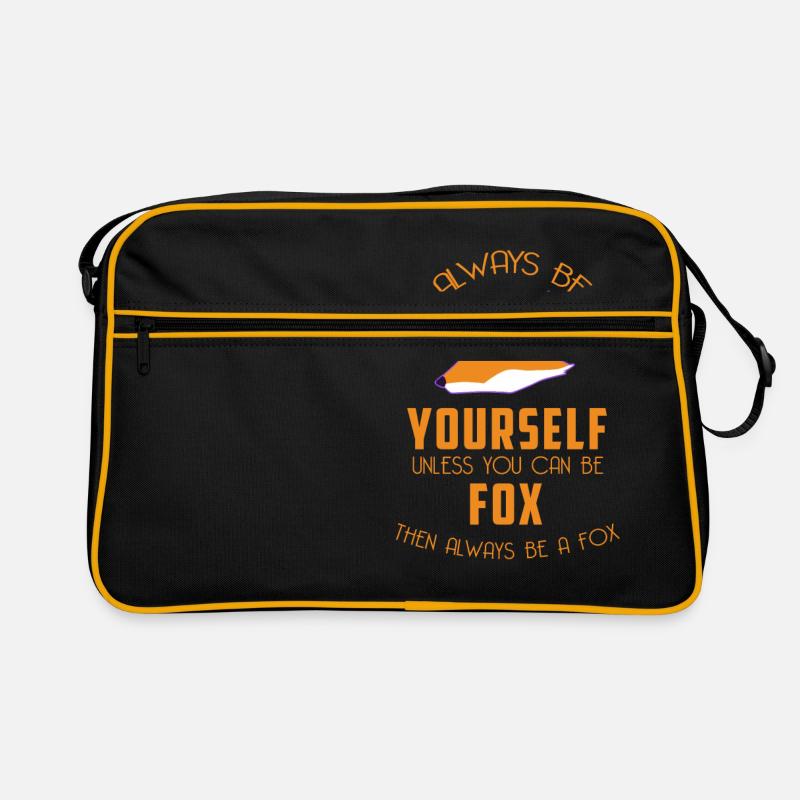 Foxy - Fox - Be always yourself - Self-conscious Retro Bag