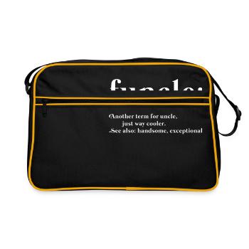 Chemise Uncle Gift Funcel Oncle - Sac Retro - noir/or - Devant