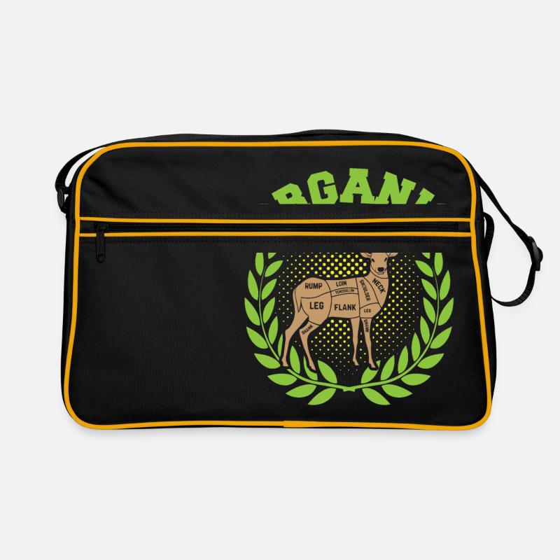 Bio-Jagd - Retro Tasche - Schwarz/Gold