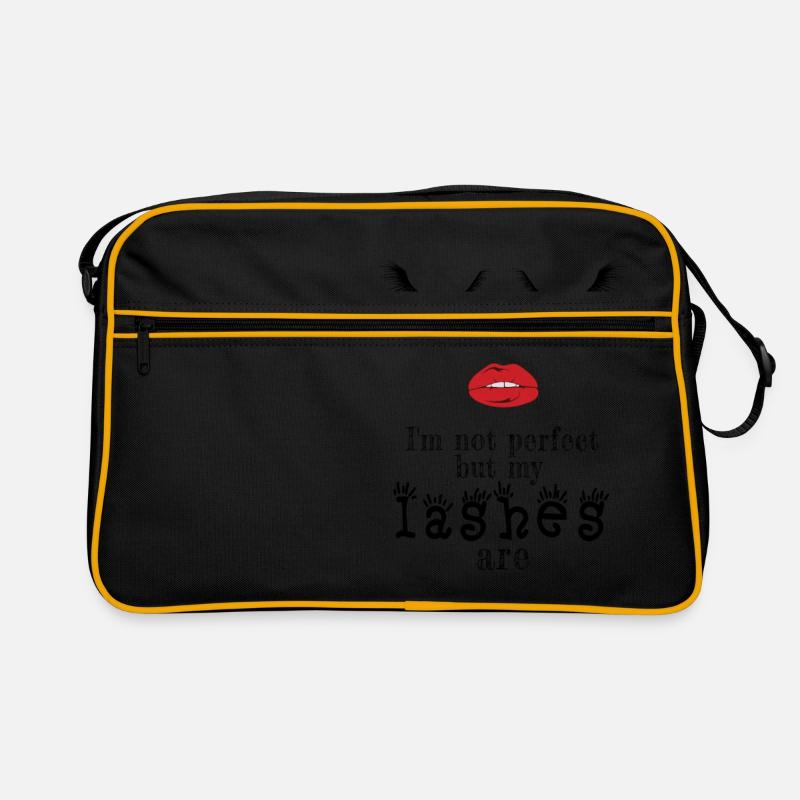 Perfekte Wimpern Retro Tasche