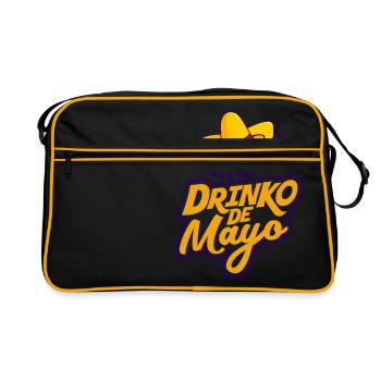 Drinko de Mayo - Retro Bag - black/gold - Front