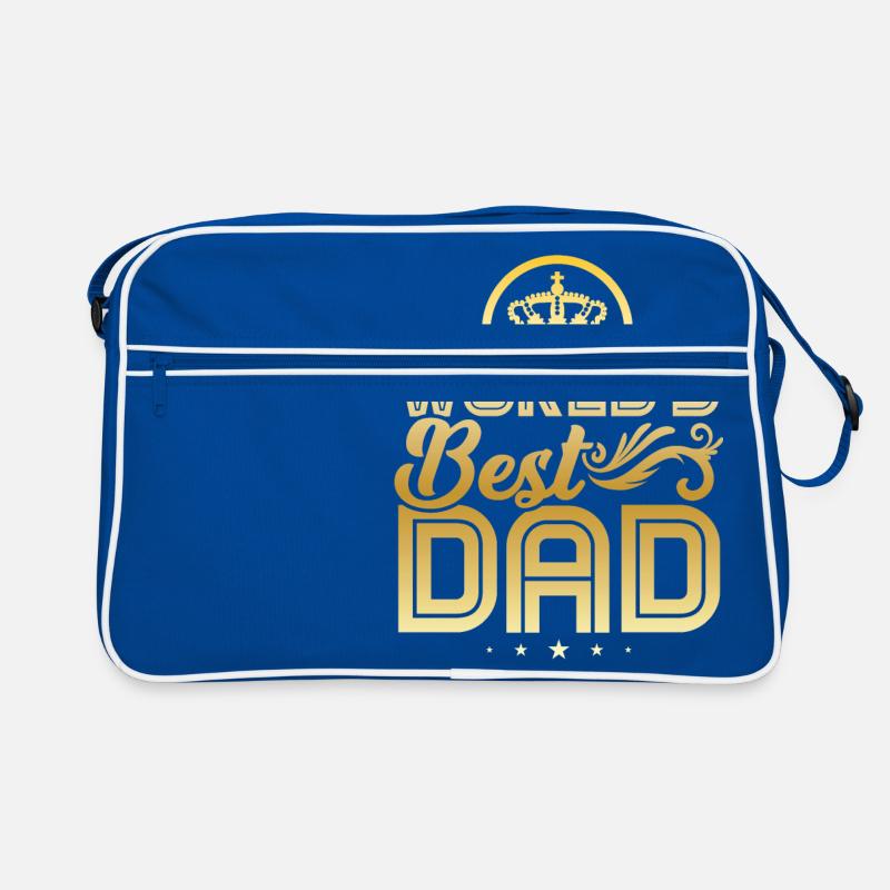 Bester Vater der Welt Retro Tasche