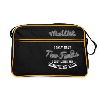 Ma femme dit - Sac Retro - noir/or - Devant