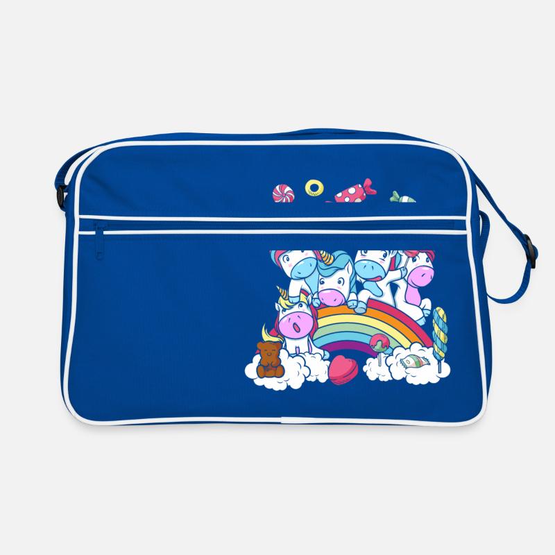 Geburtstag Geschenk Einhorn Party Tochter Retro Tasche