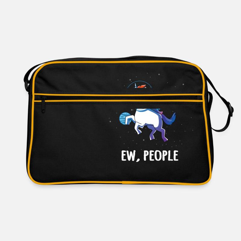 Einhorn Unicorn Space Astronaut Galaxy Geschenk Retro Tasche