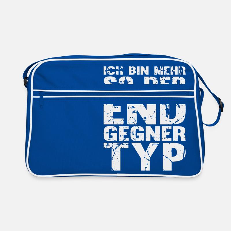 Ich bin mehr so der Endgegner Typ! - Geschenk Retro Tasche