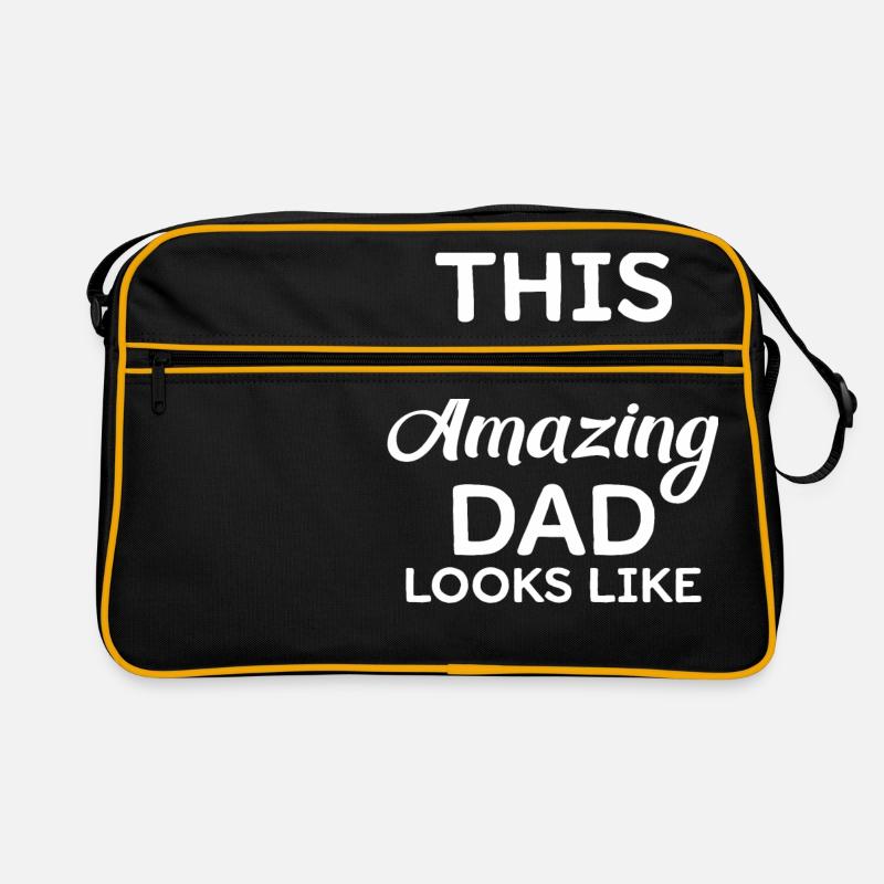 This is what an Amazing dad looks like Retro Bag