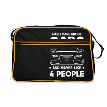 I just care about Cars and maybe like 4 People - Sac Retro - noir/or - Devant