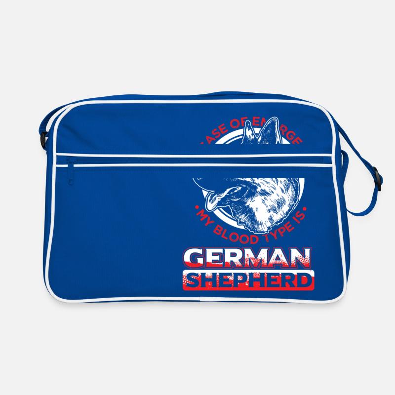 Schäferhund Retro Tasche