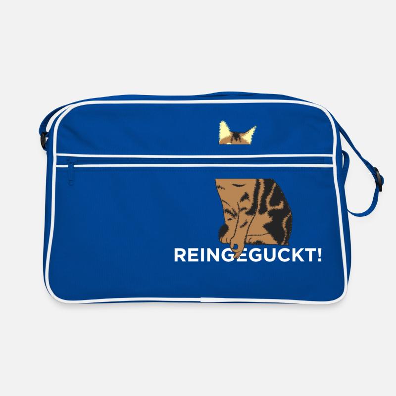 Regarde à l’intérieur - chat Sac Retro