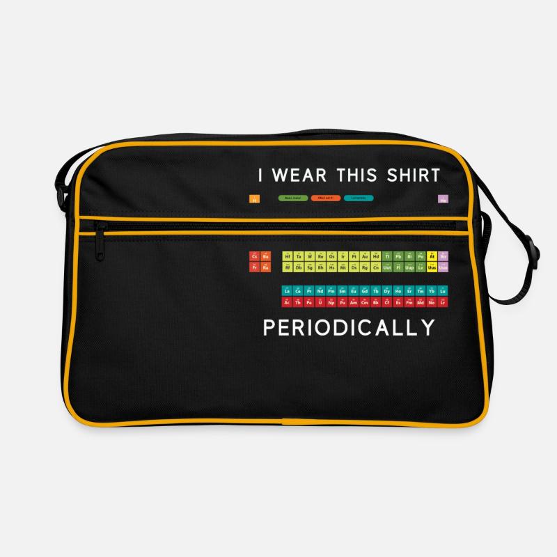 Chemist element studying chemistry joke fun gift Retro Bag