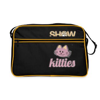 Show Me Your Kitties - Retro Bag - black/gold - Front