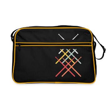 Drums - Retro Bag - black/gold - Front
