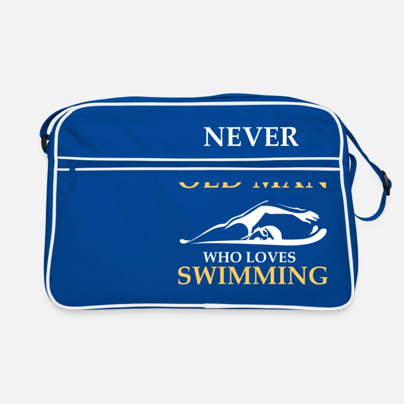 Never underestimate an old man. - Gift Retro Bag